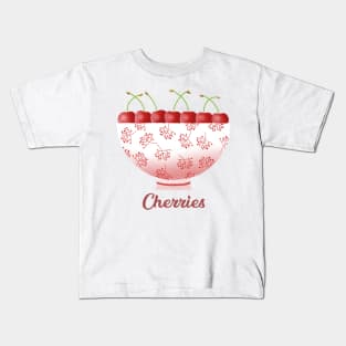 Bowl of Cherries Kids T-Shirt